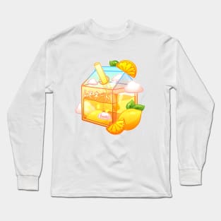 Aesthetic Sunshine Lemonade Carton Long Sleeve T-Shirt